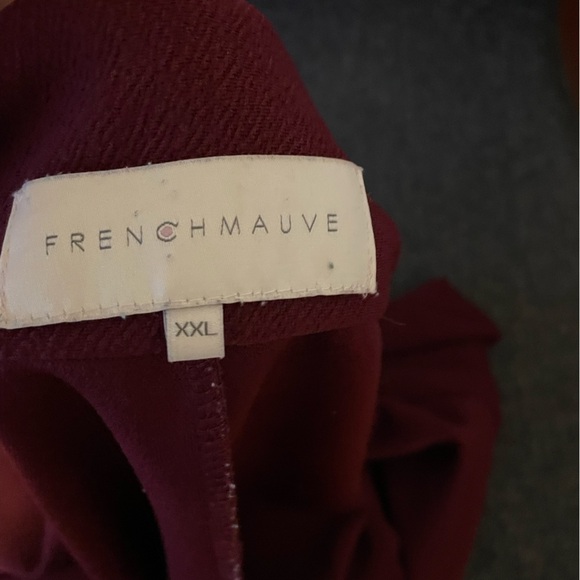 French Mauve Melanie Women's Burgundy Blazer Jacket XXL - Picture 6 of 7